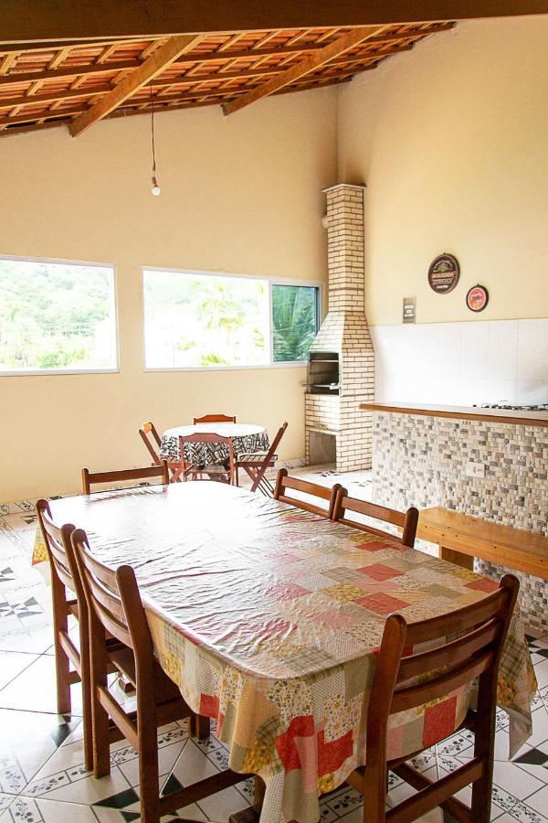Incrivel Casa Com Churrasqueira Em Ubatuba, Sp Exteriér fotografie